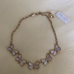 Kate spade shell butterfly necklace
